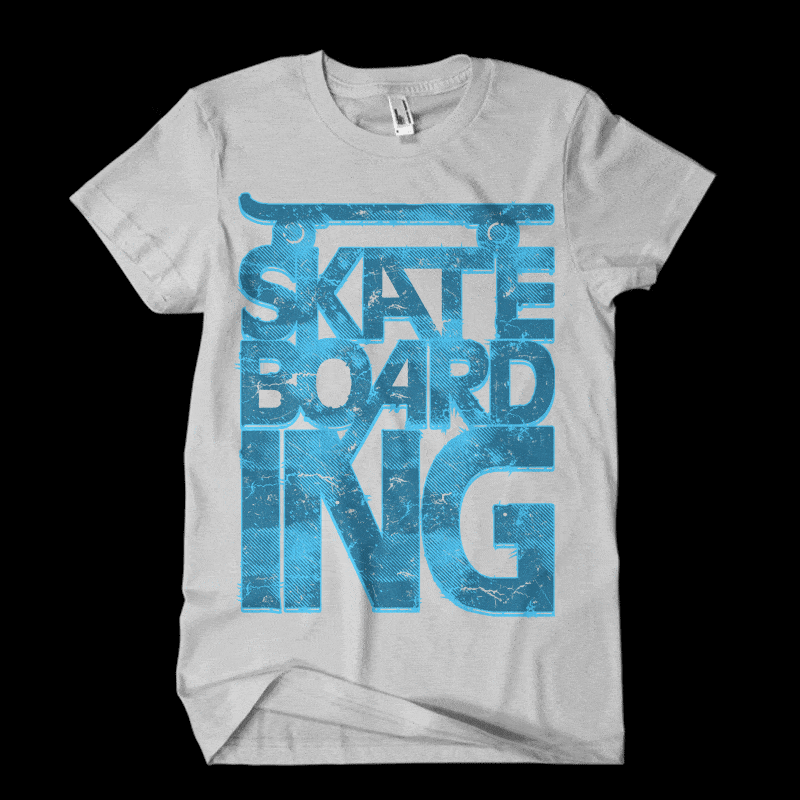 skate typo Vector t-shirt design tshirt design for sale