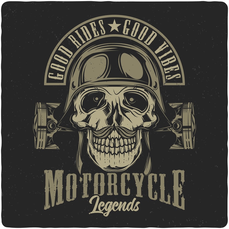 Good rides, Good vibes. Vector T-Shirt Design - Buy t-shirt designs