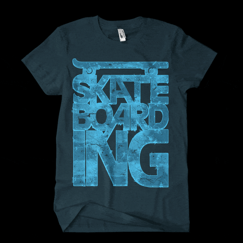 skate typo Vector t-shirt design tshirt design for sale