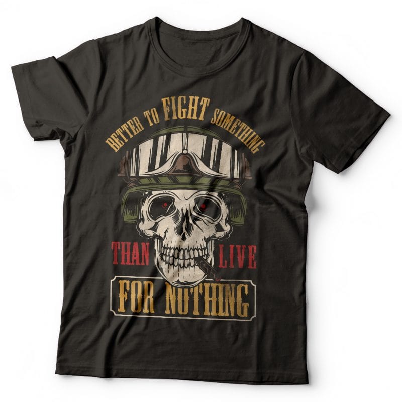 Better to fight something. Vector T-Shirt Design - Buy t-shirt designs