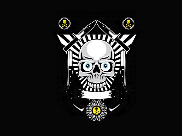 Army Mask Knife vector shirt design - Buy t-shirt designs