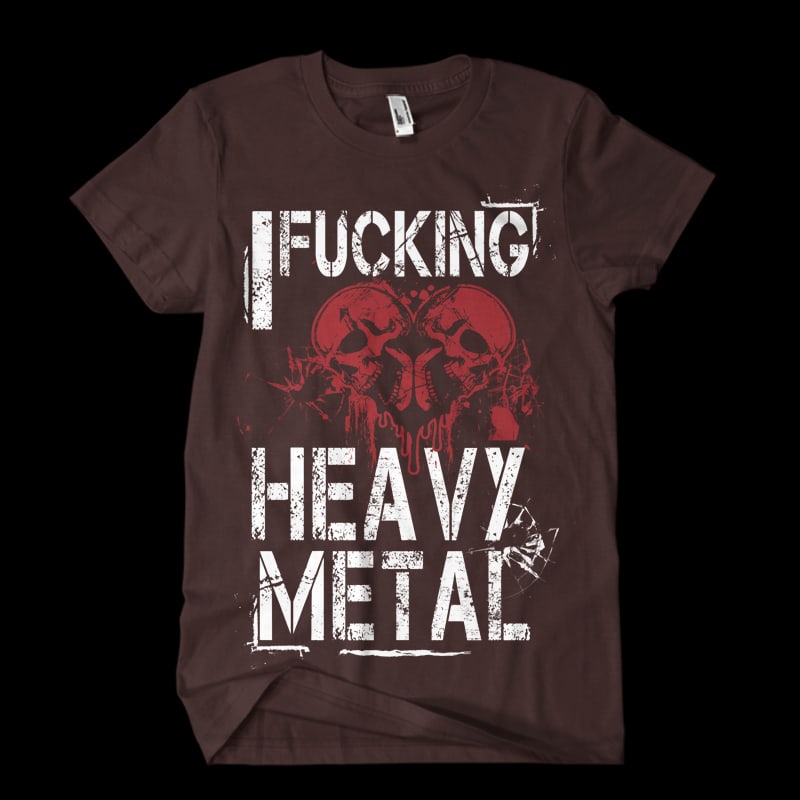 Heavy Metal Vector t-shirt design - Buy t-shirt designs