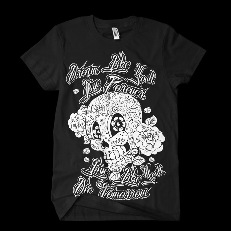 Day of the Dead Vector t-shirt design buy tshirt design