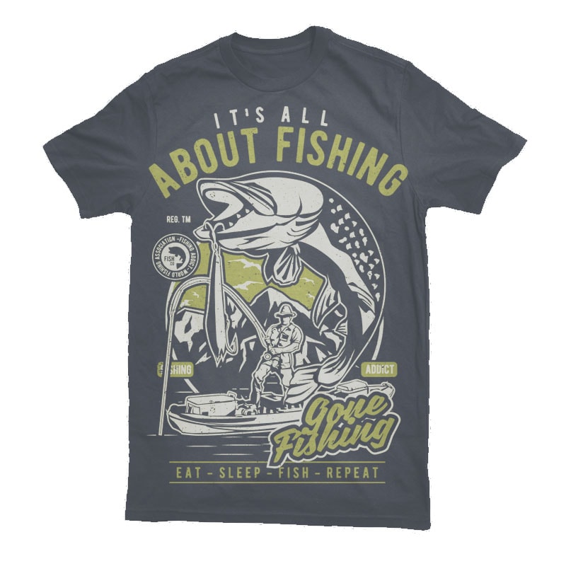 design a fishing shirt