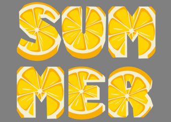 Lemon Summer Tshirt Design