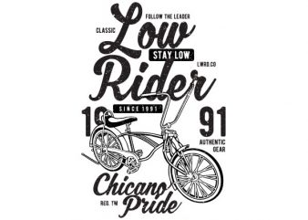 Low Rider Graphic t-shirt design