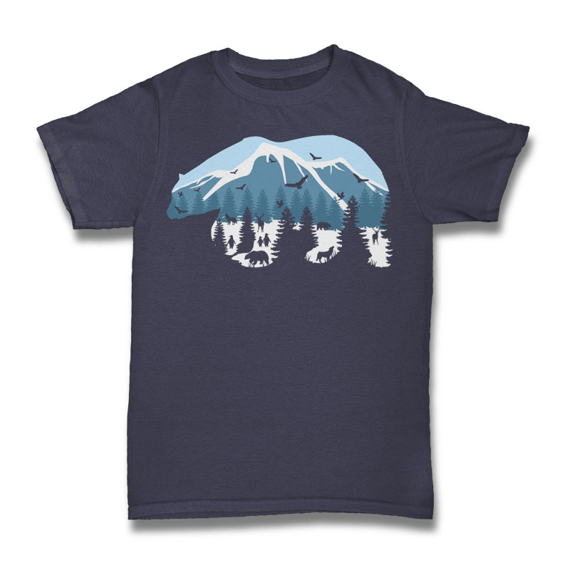 Pollar Bear Tshirt Design buy t shirt design