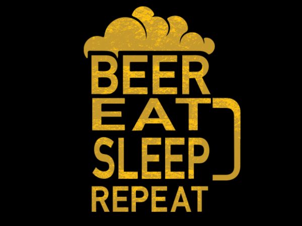 Beer vector t-shirt design