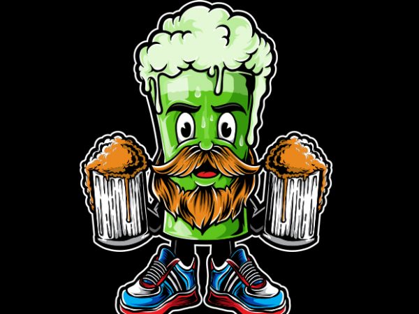 Beer buddy t shirt design png