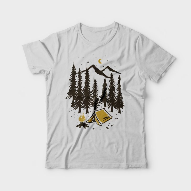 Wanderer design for t shirt - Buy t-shirt designs