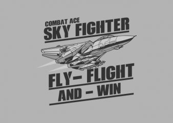 SKY FIGHTER design for t shirt