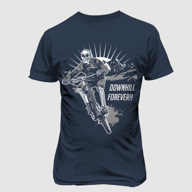 downhill forever buy t shirt design