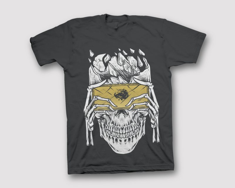 SKULL GAMER vector shirt designs