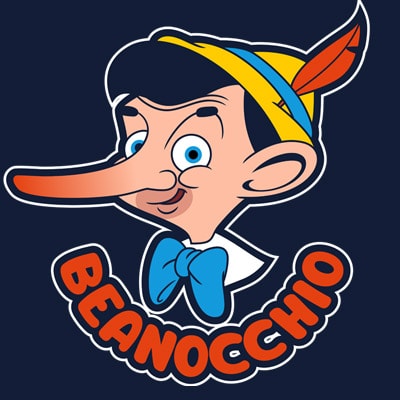 Beanocchio vector t-shirt design for commercial use