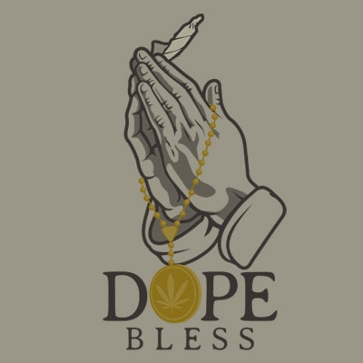 Dope bless t shirt design for purchase