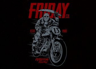 friday co Graphic t-shirt design