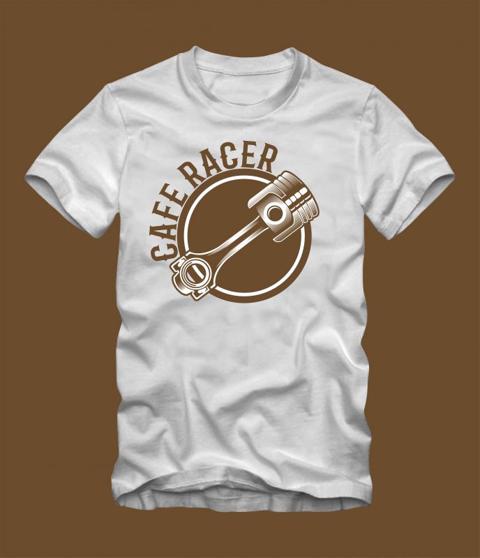 piston caferacer buy t shirt designs artwork