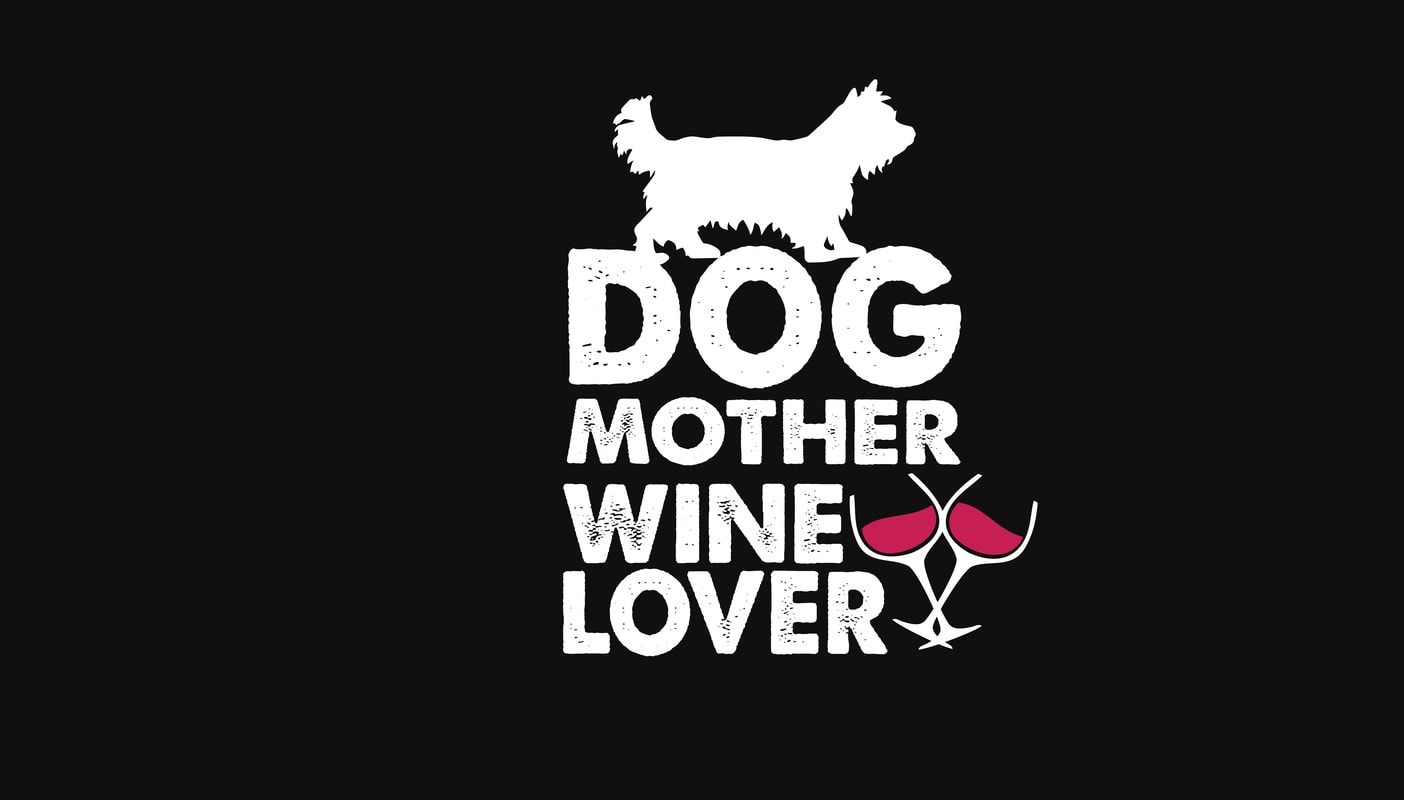 Dog Mother Wine Lover Vector T Shirt Design Buy T Shirt Designs