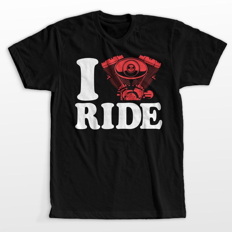 I love ride t shirt designs for teespring