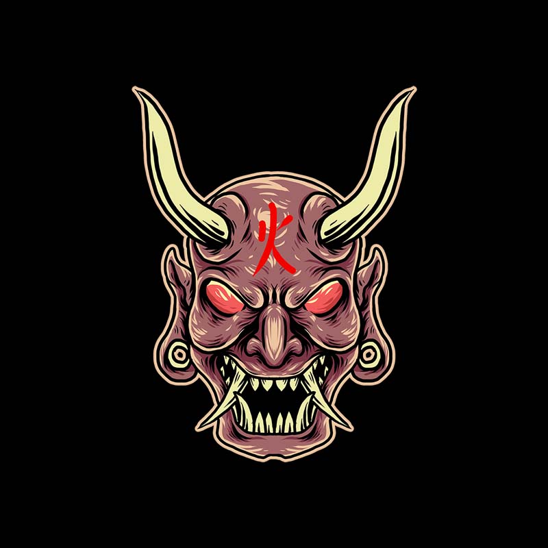 fire devil tshirt design - Buy t-shirt designs