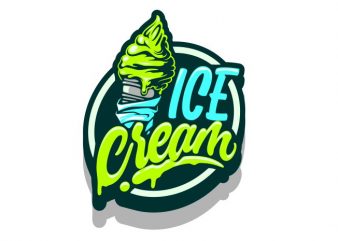Ice Cream vector t shirt design artwork