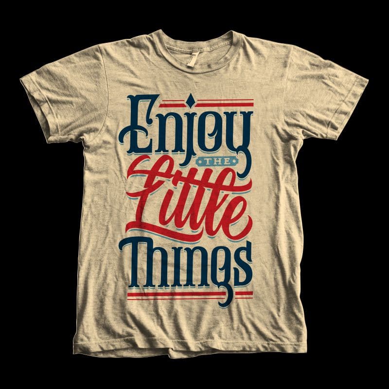 TYPOGRAPHY T-SHIRT DESIGNS BUNDLE PART 1