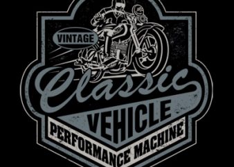 CLASSIC VEHICLE vector t shirt design for download