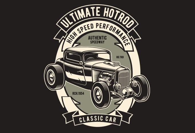 Ultimate Hotrod buy t shirt design - Buy t-shirt designs