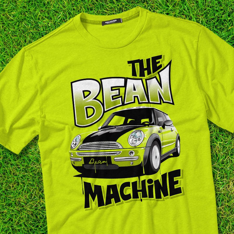 BEAN MACHINE t shirt designs for sale