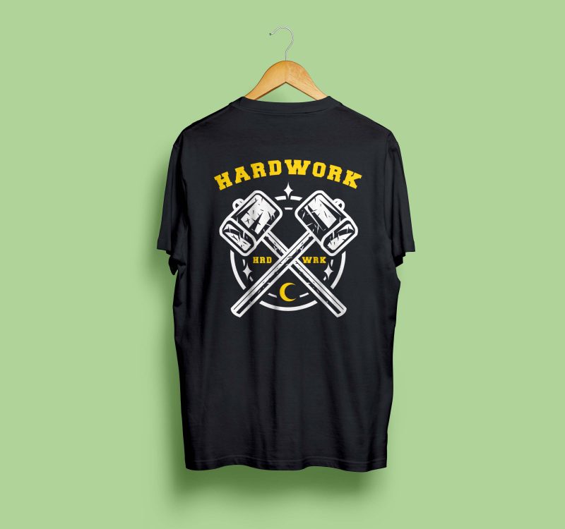 hardwork tshirt design t shirt design png