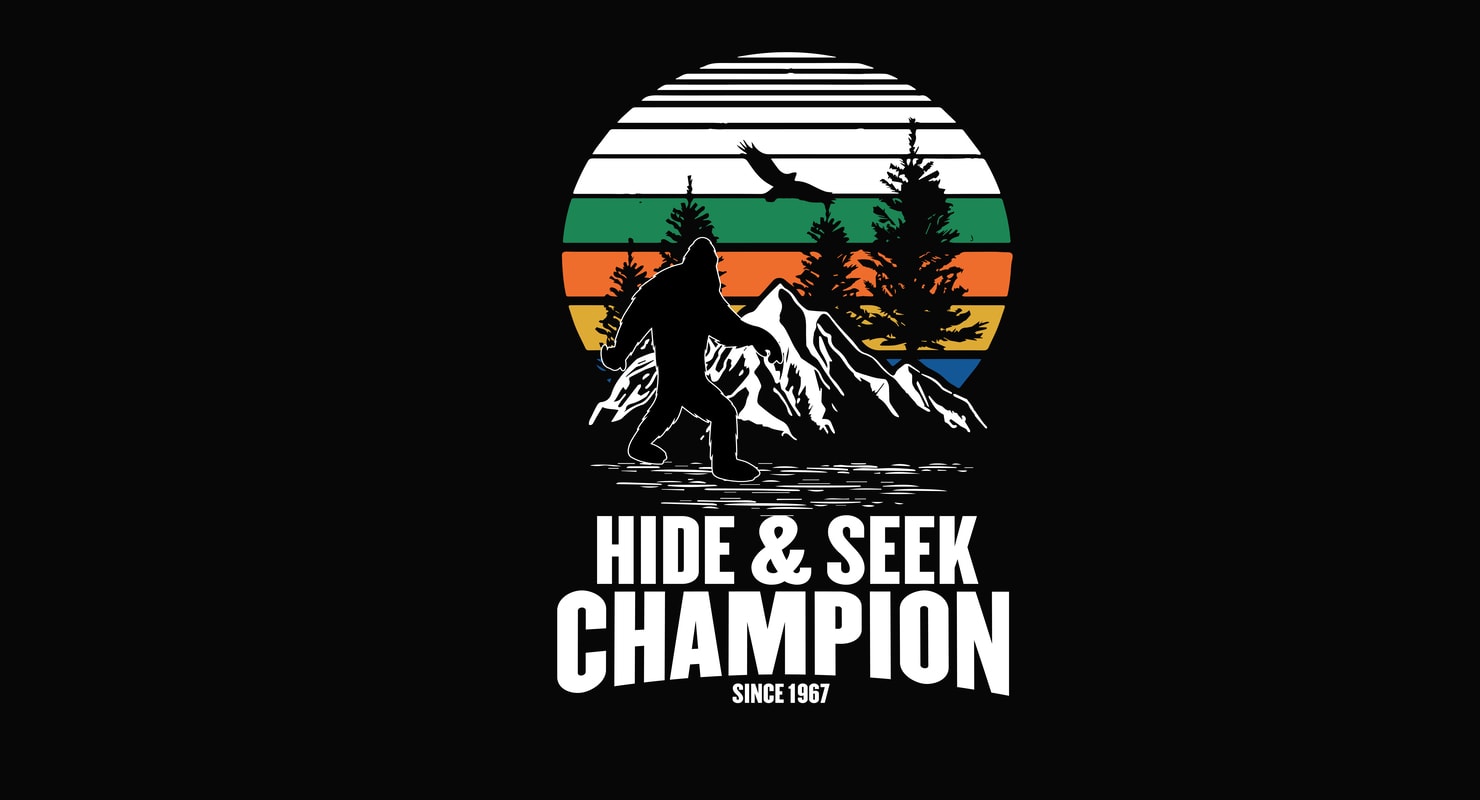 Hide & Seek commercial use t-shirt design - Buy t-shirt designs