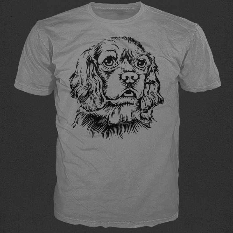 Cute Dog tshirt designs for merch by amazon