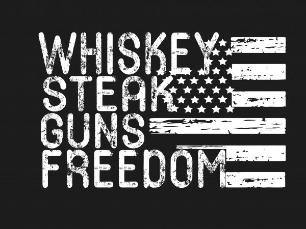 Download Whiskey Steak Gun vector t-shirt design for commercial use - Buy t-shirt designs