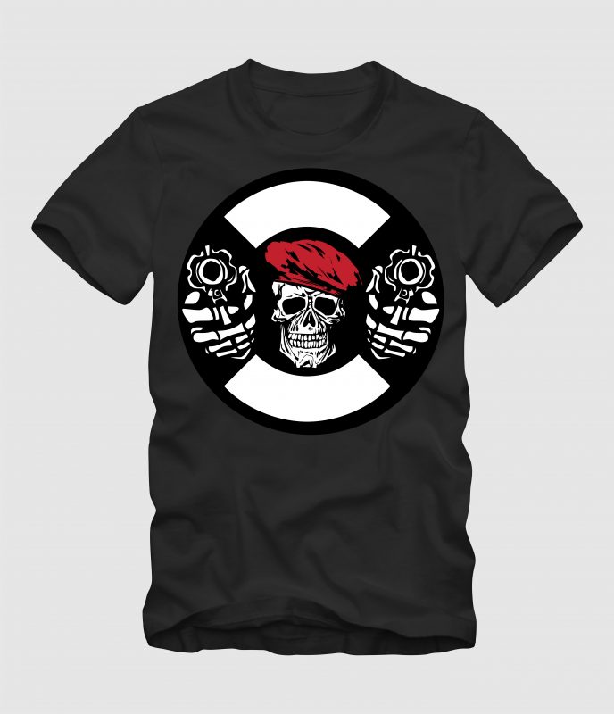 Download Dual Pistol vector t shirt design for download