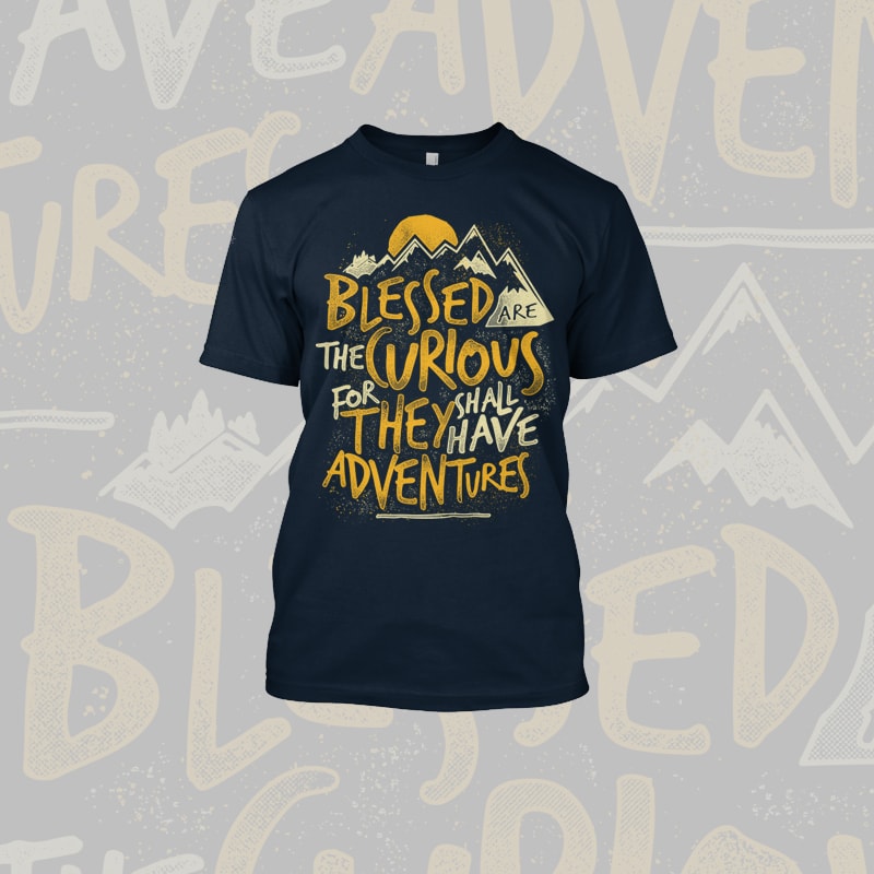 Blessed Adventures t shirt designs for sale