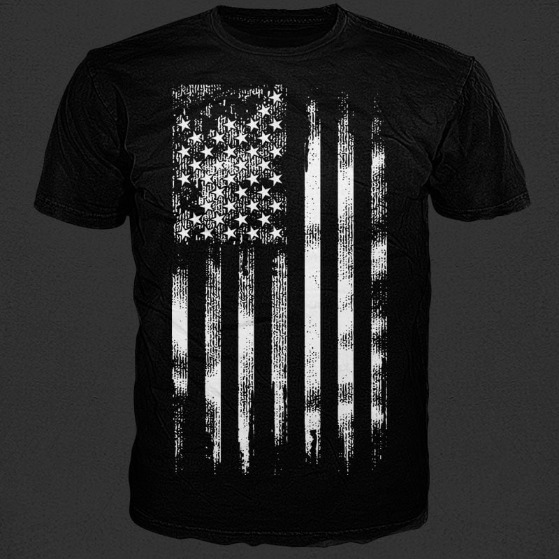 American Flag Shirt Svg