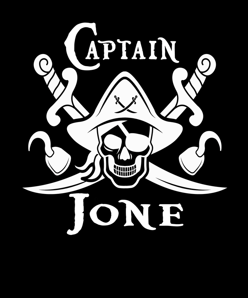 Pirate Name – Editable Psd file print ready t shirt design - Buy t ...