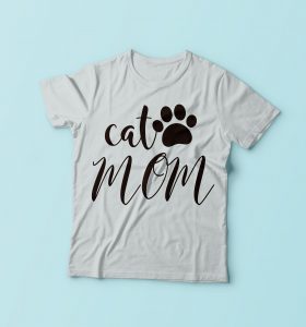 Cat Mom vector t shirt design for download - Buy t-shirt designs