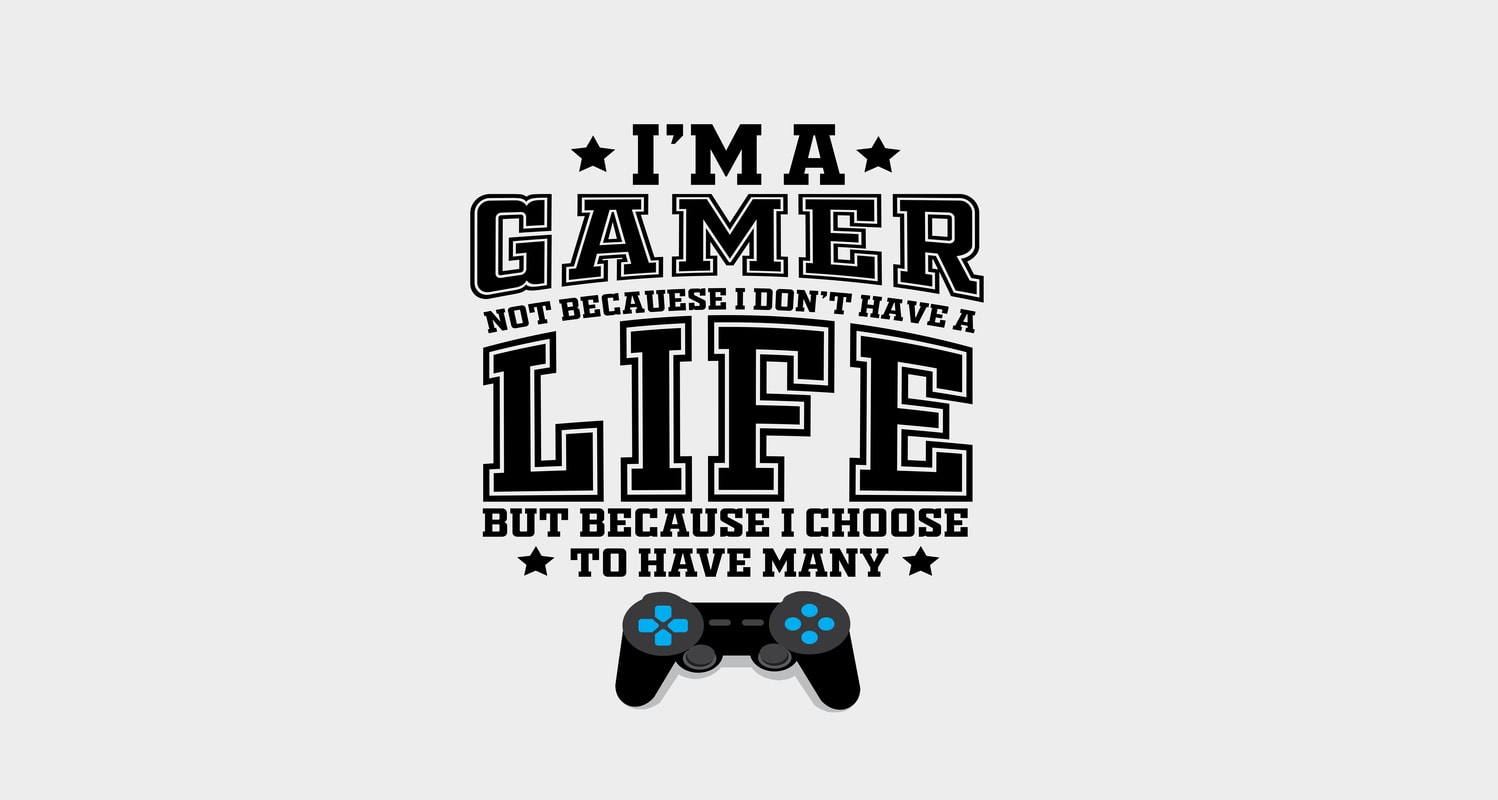 I’m A Gamer graphic t-shirt design - Buy t-shirt designs