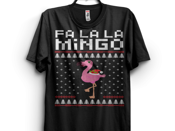 flamingo christmas sweatshirt