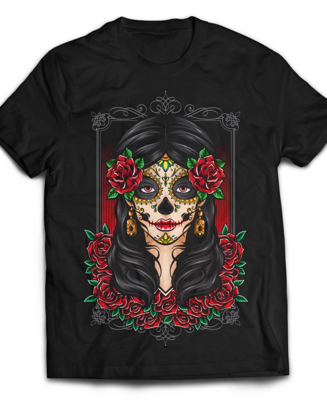 Dia de Muertos buy t shirt design artwork - Buy t-shirt designs