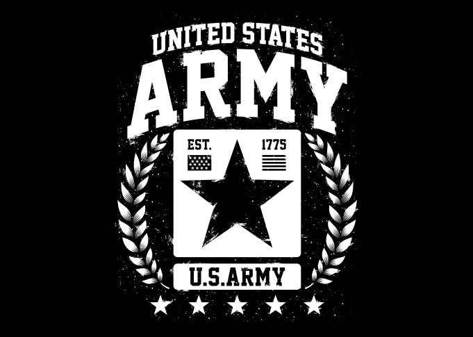 United States ARMY buy t shirt design - Buy t-shirt designs