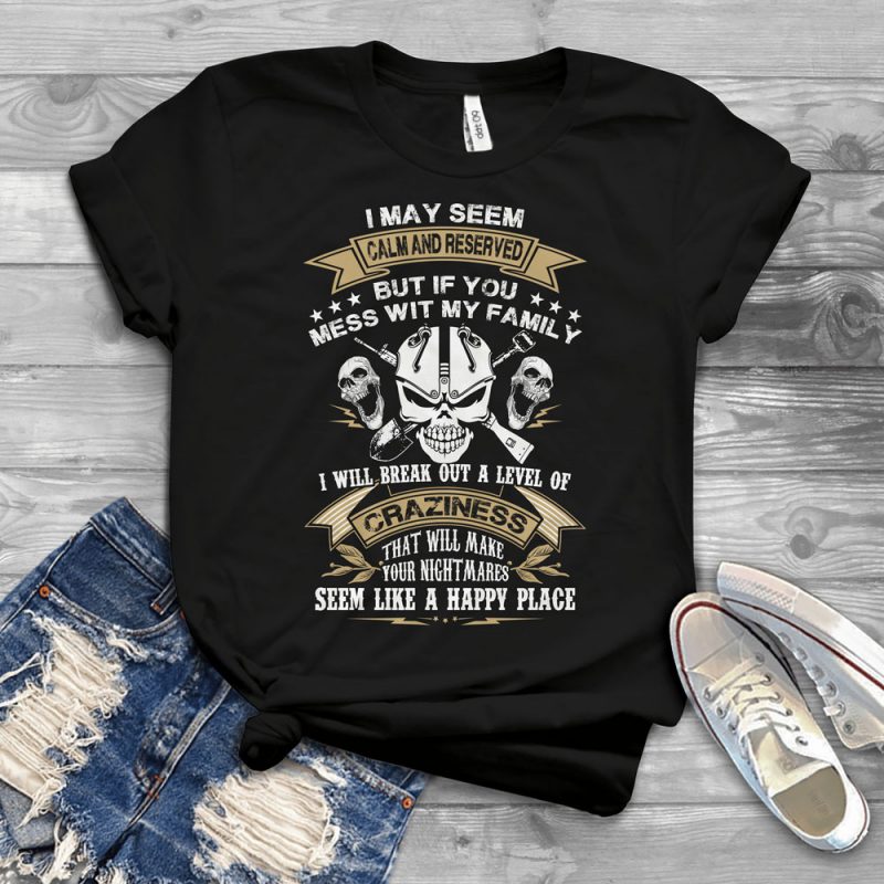 Funny Cool Skull Quote – U707 t shirt designs for merch teespring and printful