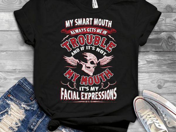 Funny cool skull quote – 1172 commercial use t-shirt design