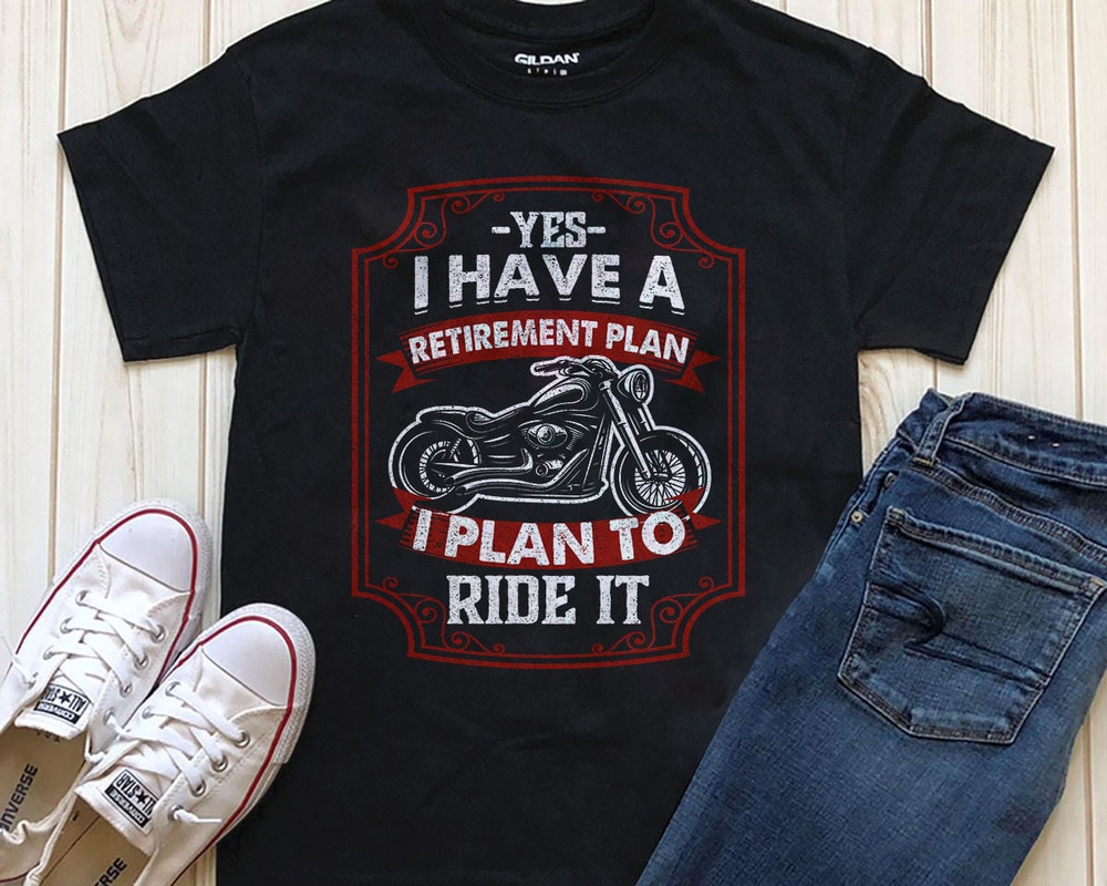 plan for today biker shirt