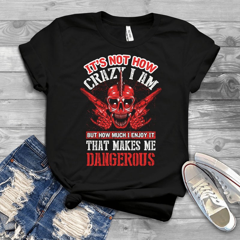 Funny Cool Skull Quote – 1552 vector t-shirt design - Buy t-shirt designs