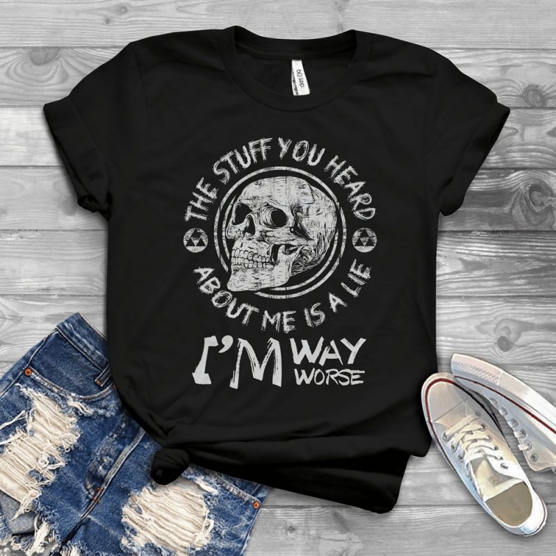 Funny Cool Skull Quote – 1182 buy t shirt design