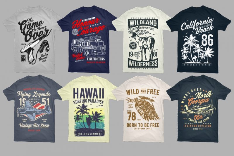 Best T-shirt designs - 500+ T-Shirt Design Bundle - Inkydeals