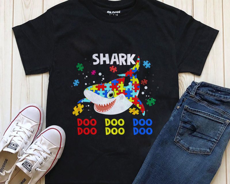 1 DESIGN 32 VERSIONS – AUTISM SHARK buy t shirt design