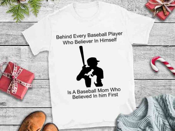 Baseball Player Svg T-Shirts for Sale